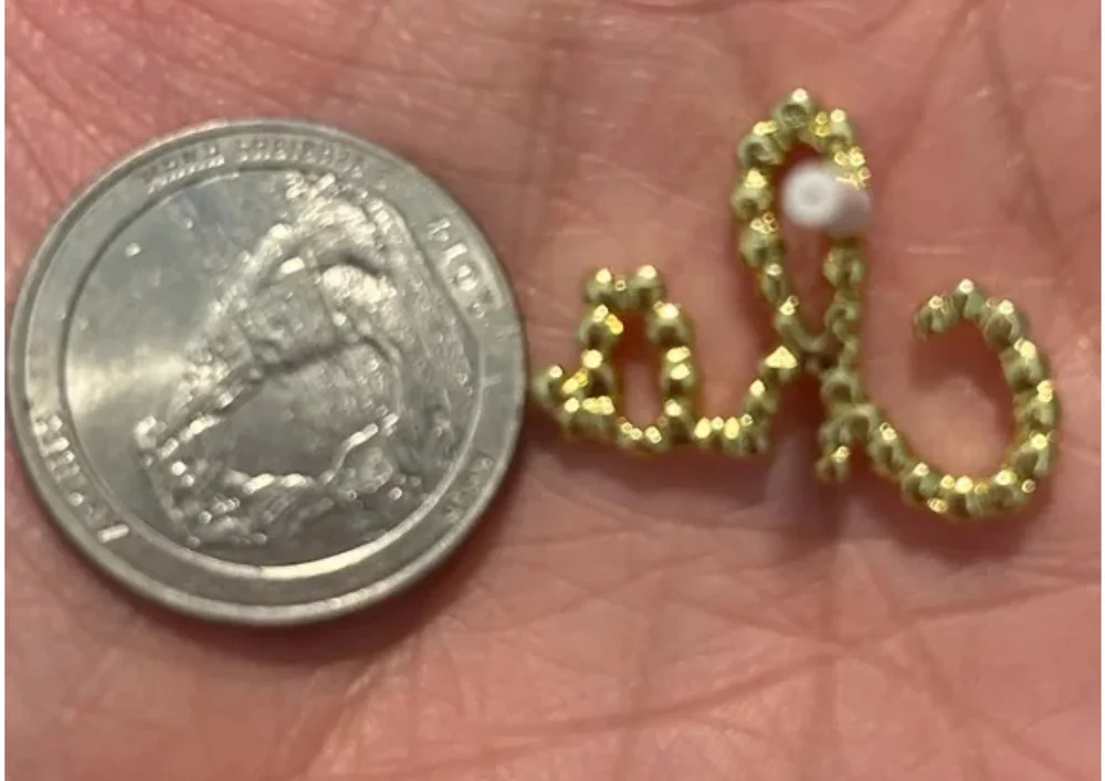 Chanel Gold, Rhinestone Pearl Earrings - Picture 4 of 4